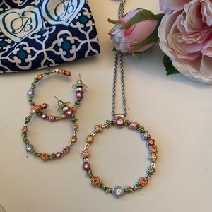 Brighton earring , necklace set
